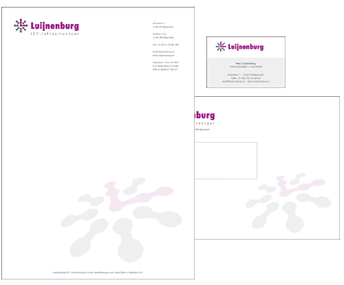 Voorbeeld briefpapier voor ict bedrijf